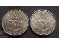 ΗΠΑ - 25 CENTS - 2002 D,P