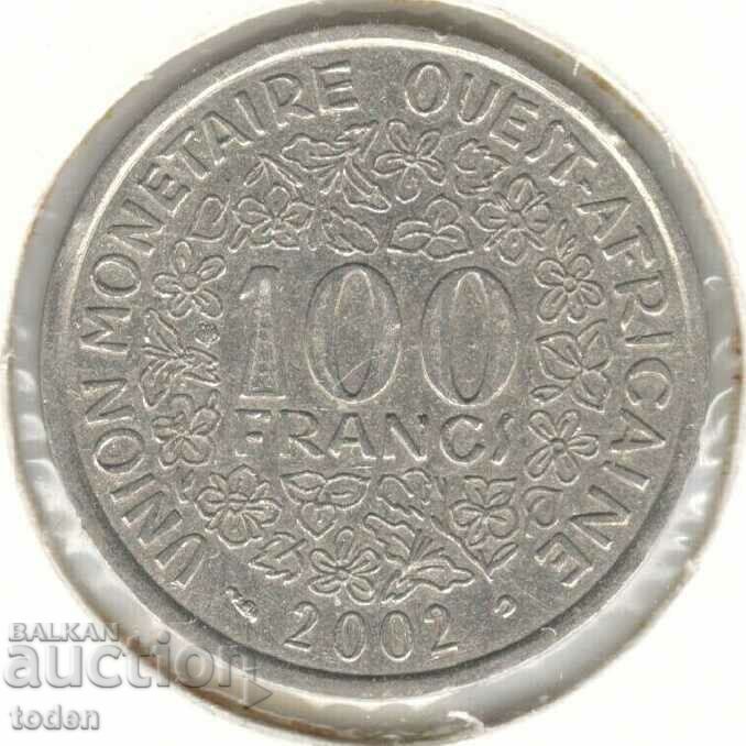 Western Africa(BCEAO)-100 Francs-2002-KM# 4