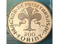 Унгария 1978 20 флорина ВР - Будапещ 28,28г PROOF UNC