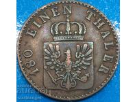 2 Pfennig 1852 Prussia A-Berlin Germany