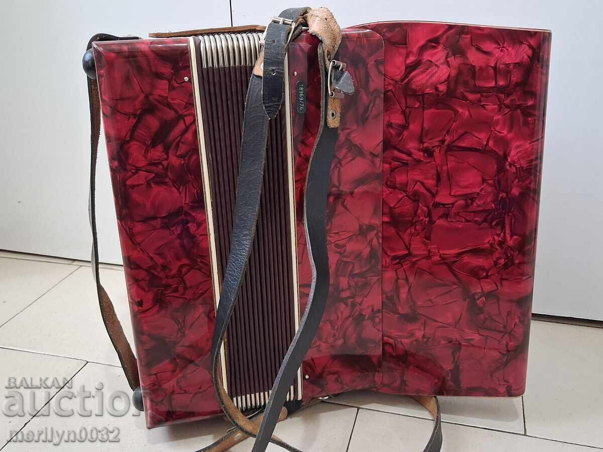 Old German accordion with case musical instrument - 6 Old German accordion with case musical instrument - 6