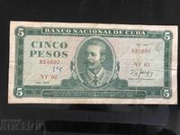 Cuba 5 pesos 1990 Antonio Maceo