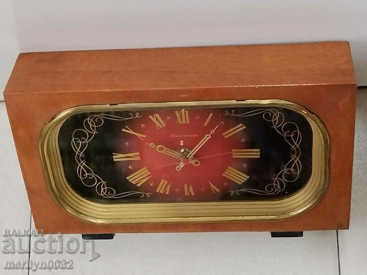 Настолен часовник "ЯНТАР", будилник - СССР - 7 Настолен часовник "ЯНТАР", будилник - СССР - 7
