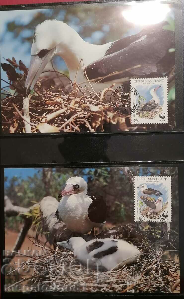 Christmas Islands - WWF, seabird with price 7.00 BGN | € 3.58 Christmas Islands - WWF, seabird with price 7.00 BGN | € 3.58