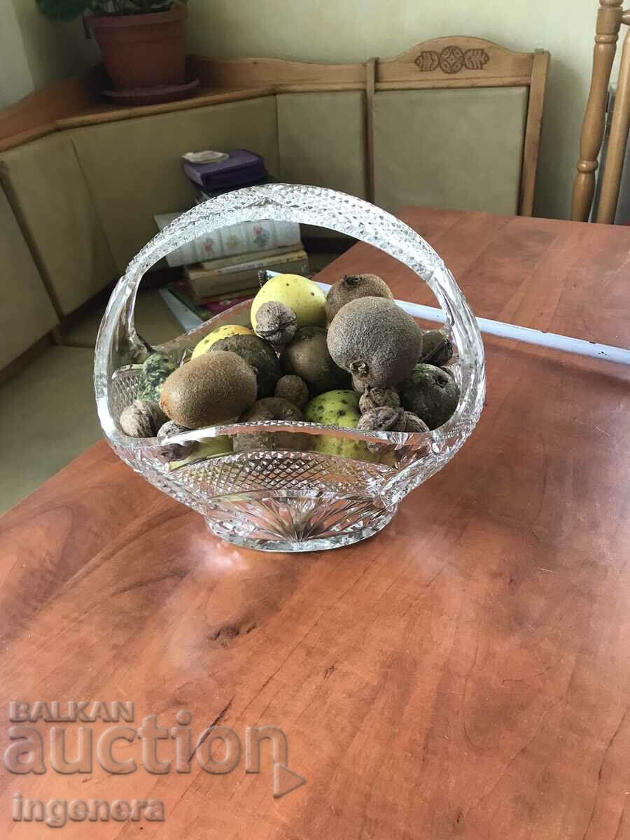 Δημοπρασία ΚΡΥΣΤΑΛΙΝΟ ΓΥΑΛΙΝΟ ΚΑΛΑΘΙ FRUCTIERA ΑΝΑΓΓΥΛΙΣΜΕΝΗ ΟΜΟΡΦΙΑ ΧΟΝΗΣ ΠΛΕΙΑΣ Δημοπρασία ΚΡΥΣΤΑΛΙΝΟ ΓΥΑΛΙΝΟ ΚΑΛΑΘΙ FRUCTIERA ΑΝΑΓΓΥΛΙΣΜΕΝΗ ΟΜΟΡΦΙΑ ΧΟΝΗΣ ΠΛΕΙΑΣ