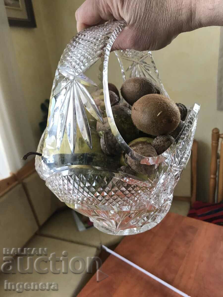 ΚΡΥΣΤΑΛΙΝΟ ΓΥΑΛΙΝΟ ΚΑΛΑΘΙ FRUCTIERA ΑΝΑΓΓΥΛΙΣΜΕΝΗ ΟΜΟΡΦΙΑ ΧΟΝΗΣ ΠΛΕΙΑΣ - 5 ΚΡΥΣΤΑΛΙΝΟ ΓΥΑΛΙΝΟ ΚΑΛΑΘΙ FRUCTIERA ΑΝΑΓΓΥΛΙΣΜΕΝΗ ΟΜΟΡΦΙΑ ΧΟΝΗΣ ΠΛΕΙΑΣ - 5