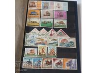 Folder with 356 postage stamps