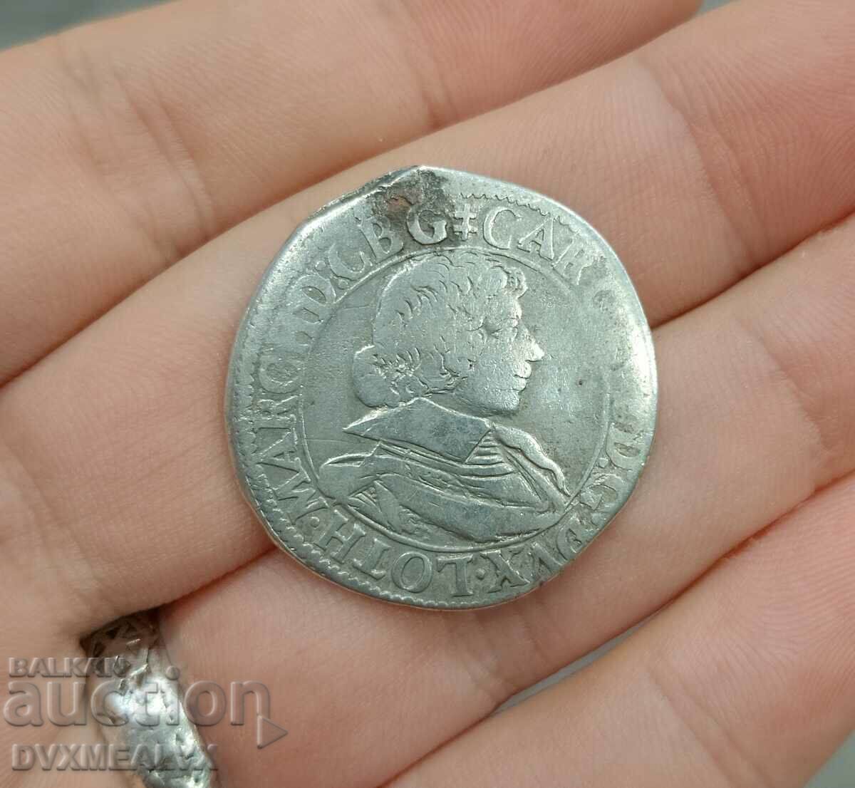 Auction RRR! Teston of Charles IV, Nancy - READ THE DESCRIPTION !!!!! Auction RRR! Teston of Charles IV, Nancy - READ THE DESCRIPTION !!!!!