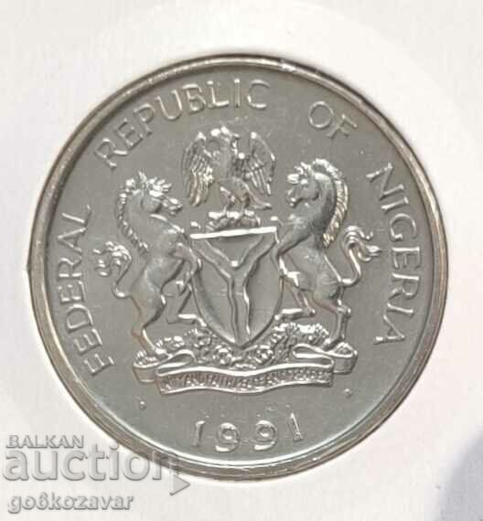 Nigeria 1 Naira 1991 with price 2.00 BGN | € 1.02 Nigeria 1 Naira 1991 with price 2.00 BGN | € 1.02