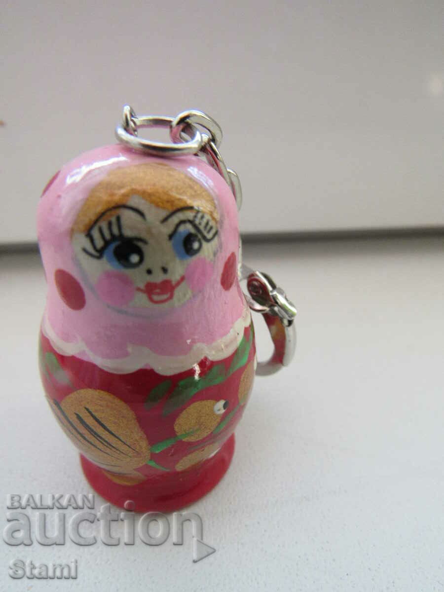 Ключодържател-матрьошка от Русия с цена 5.00 лв. | € 2.56 Ключодържател-матрьошка от Русия с цена 5.00 лв. | € 2.56