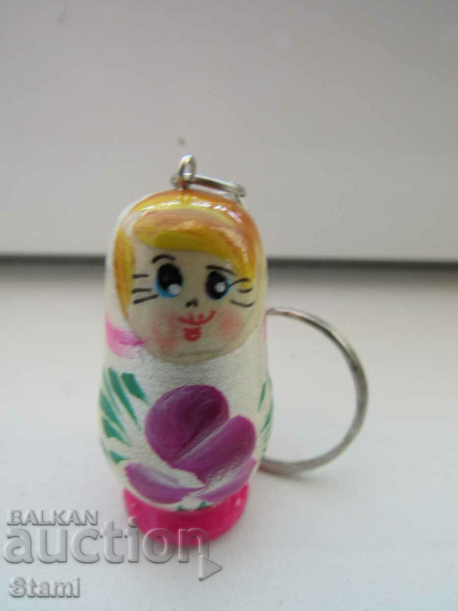 Matryoshka keychain from Russia with price 5.00 BGN | € 2.56 Matryoshka keychain from Russia with price 5.00 BGN | € 2.56