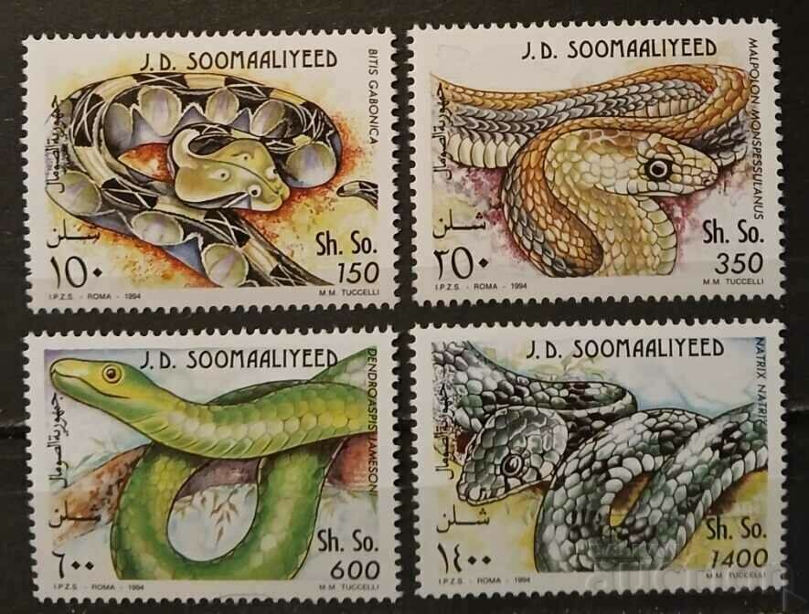 Somalia 1994 Fauna/Snakes 6.50€ MNH Somalia 1994 Fauna/Snakes 6.50€ MNH