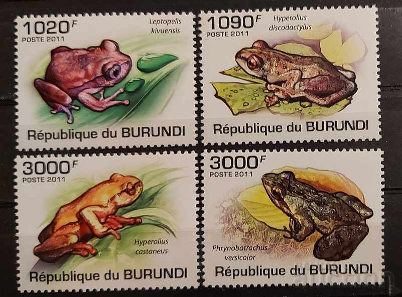 Burundi 2011 Fauna/Animals/Frogs €8 MNH Burundi 2011 Fauna/Animals/Frogs €8 MNH