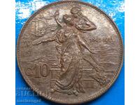 10 centesimi 1911 kingdom of Italy - 50 years 30mm