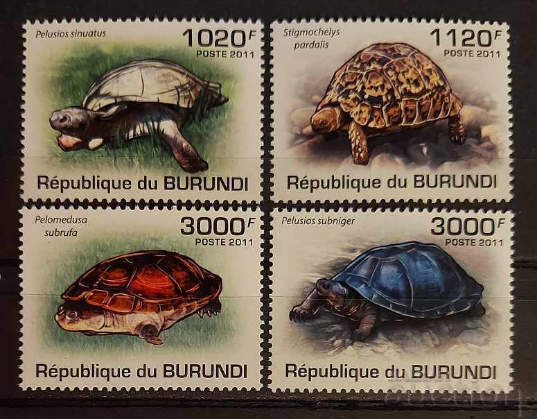 Burundi 2011 Fauna/Animals/Turtles €8 MNH Burundi 2011 Fauna/Animals/Turtles €8 MNH