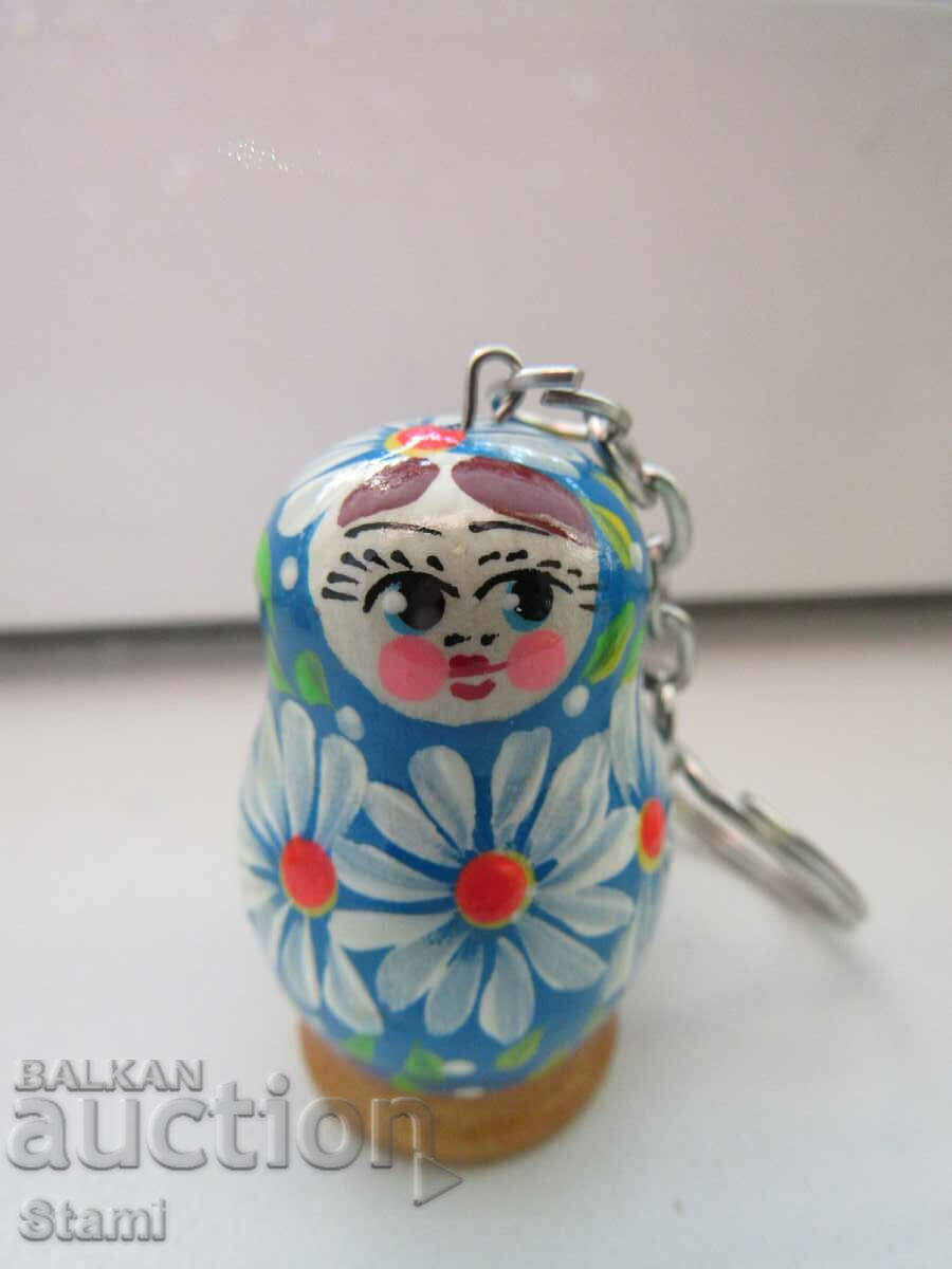 Matryoshka keychain from Russia with price 5.00 BGN | € 2.56 Matryoshka keychain from Russia with price 5.00 BGN | € 2.56