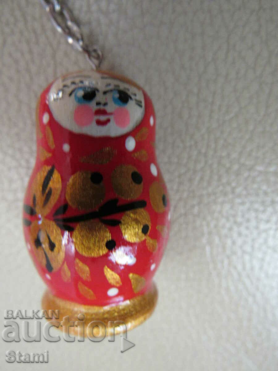 Matryoshka keychain from Russia with price 5.00 BGN | € 2.56 Matryoshka keychain from Russia with price 5.00 BGN | € 2.56