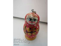 Matryoshka keychain from Russia
