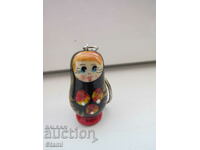 Matryoshka keychain from Russia