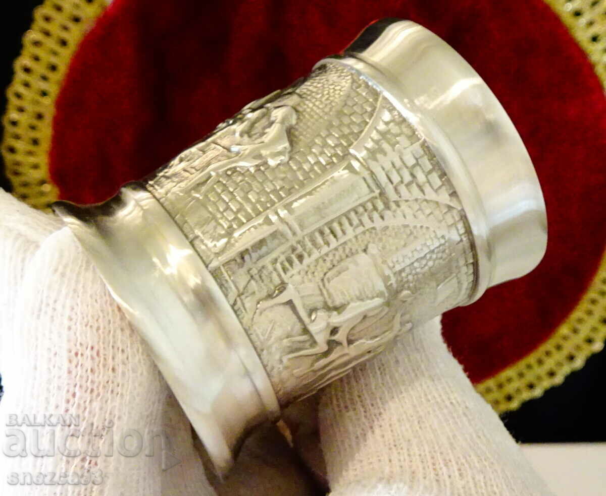Auction Pewter cup with embossed pictures Wedding. Auction Pewter cup with embossed pictures Wedding.