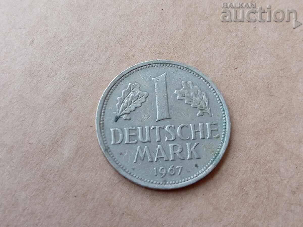 Delivery of 1 stamp 1967 1 mark Delivery of 1 stamp 1967 1 mark