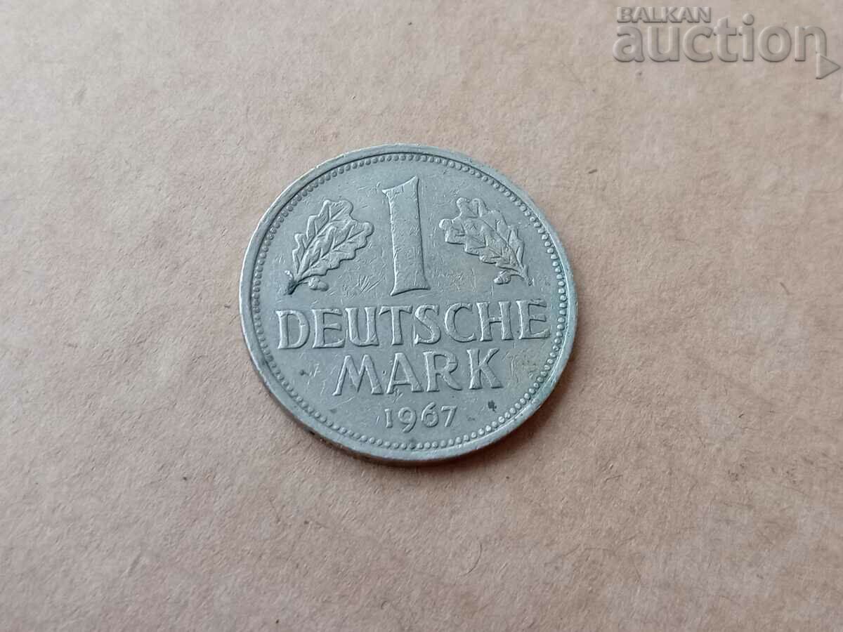 1 stamp 1967 1 mark - 6 1 stamp 1967 1 mark - 6