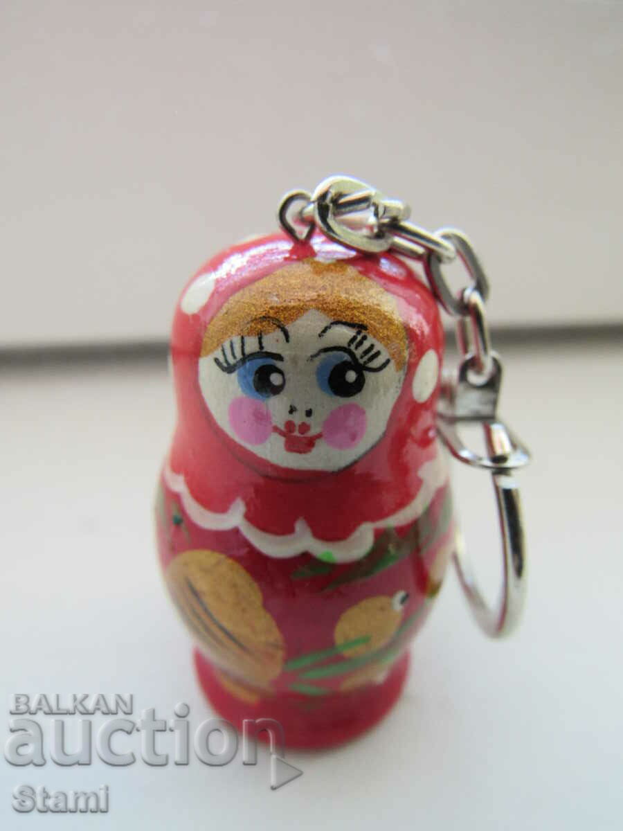 Matryoshka keychain from Russia with price 5.00 BGN | € 2.56 Matryoshka keychain from Russia with price 5.00 BGN | € 2.56