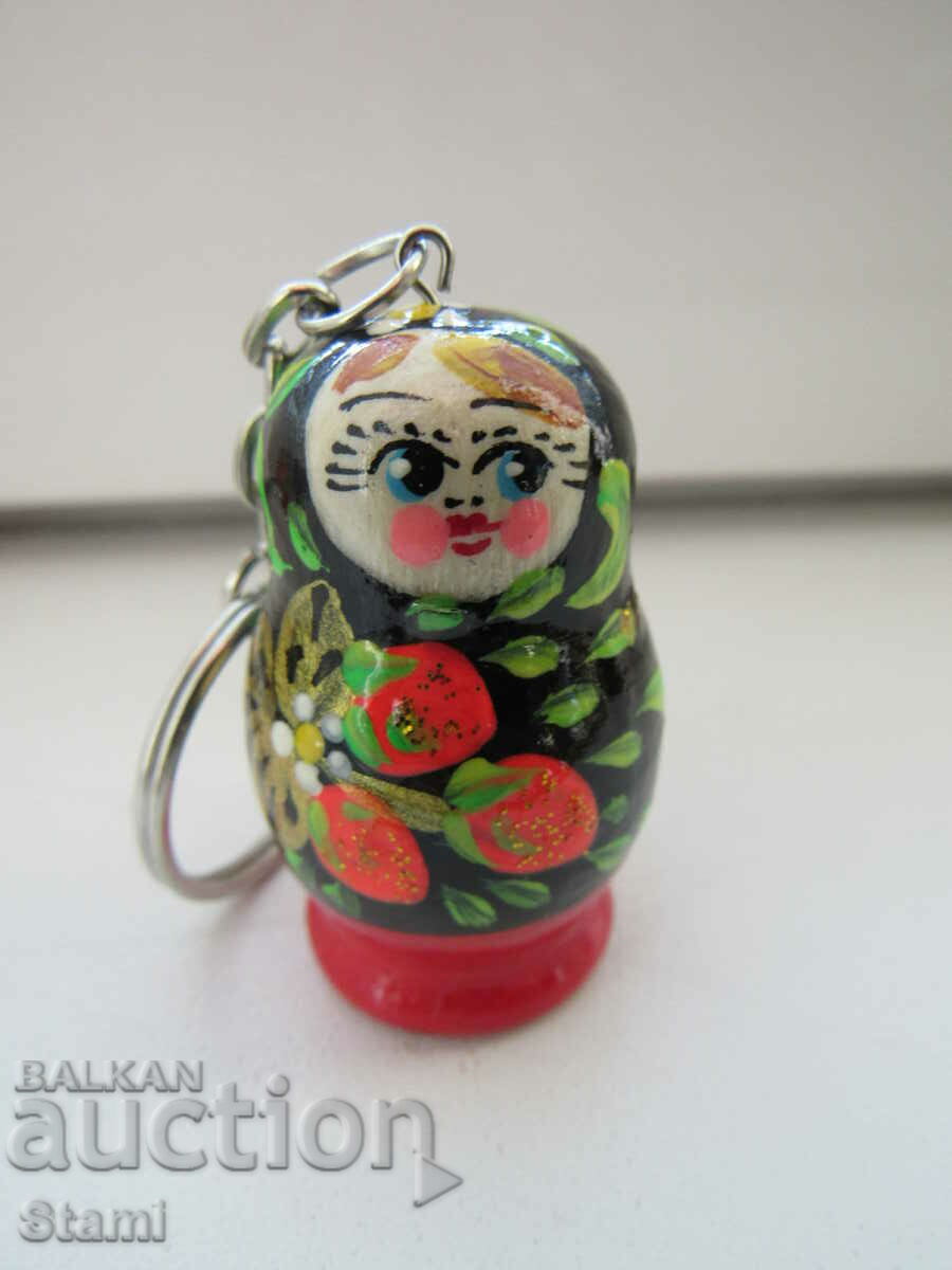 Matryoshka keychain from Russia with price 5.00 BGN | € 2.56 Matryoshka keychain from Russia with price 5.00 BGN | € 2.56