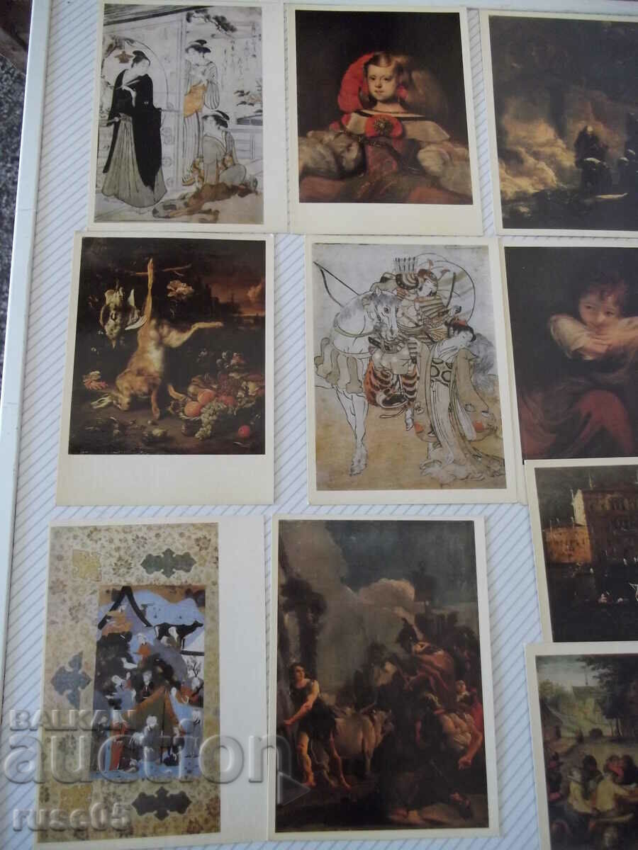 Cards "KYIV MUSEUM OF WESTERN AND CONCENTRATED ART" - 5 Cards "KYIV MUSEUM OF WESTERN AND CONCENTRATED ART" - 5