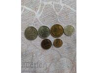 6 pcs. Coins 1974 Excellent