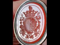 Unique Seal, Coat of Arms, Gem, Carnelian.