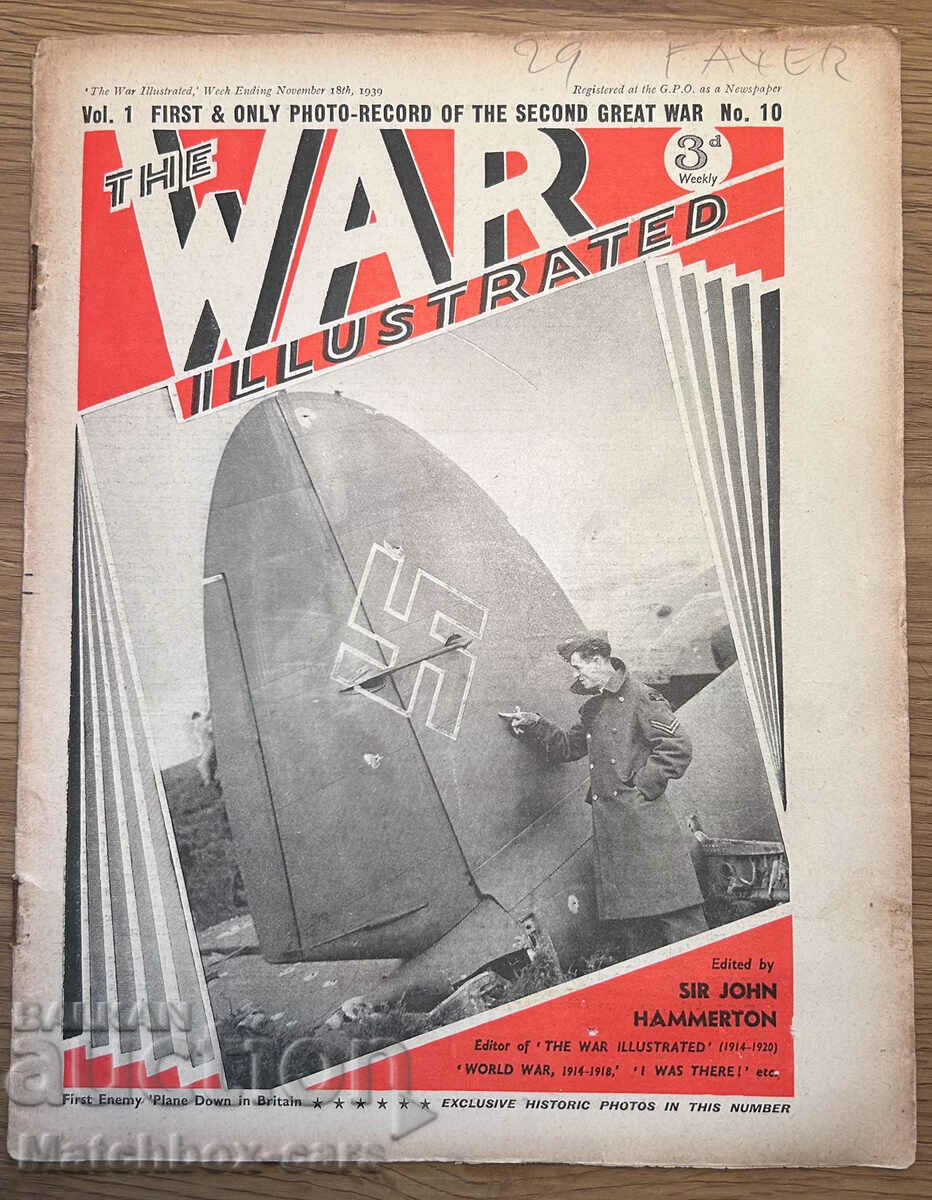 Περιοδικό WW2 1939 The WAR illustrated