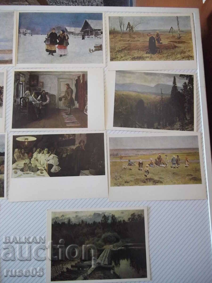 Cards "Artists-travellers - Issue 11" set - 6 Cards "Artists-travellers - Issue 11" set - 6