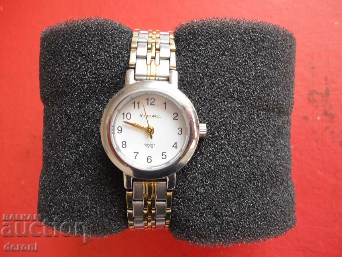 Monopol women's watch with price 25.00 BGN | € 12.78 Monopol women's watch with price 25.00 BGN | € 12.78