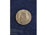 Silver coin 1/2 grosz 1842