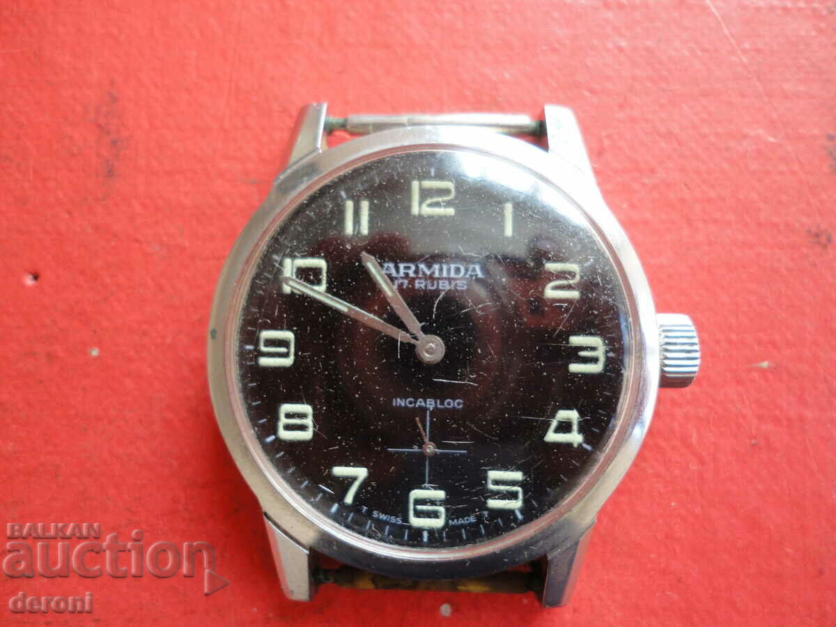 Armida 17 rubins Swiss men's watch with price 180.00 BGN | € 92.03 Armida 17 rubins Swiss men's watch with price 180.00 BGN | € 92.03