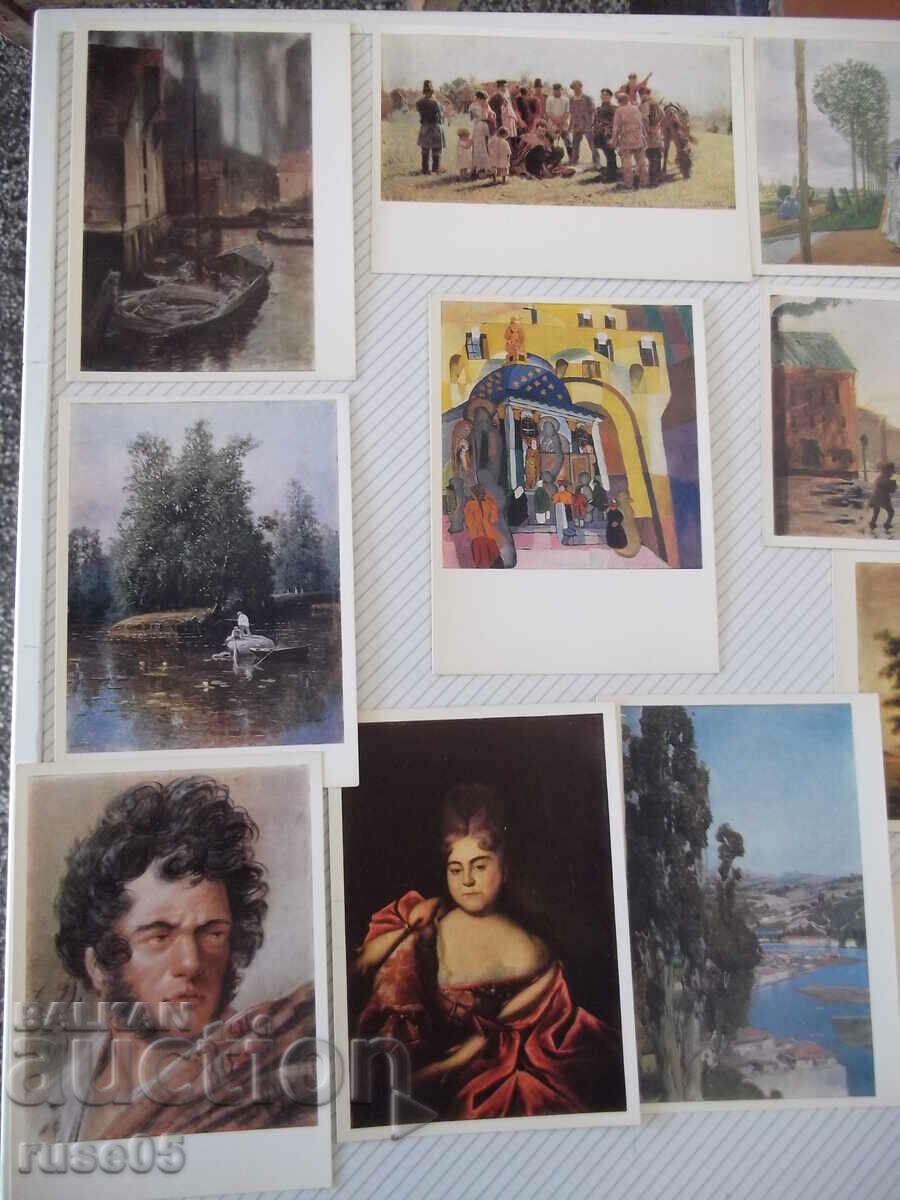 Παράδοση Κάρτες "Εικόνες της Κρατικής Πινακοθήκης Τρετιακόφ". Παράδοση Κάρτες "Εικόνες της Κρατικής Πινακοθήκης Τρετιακόφ".