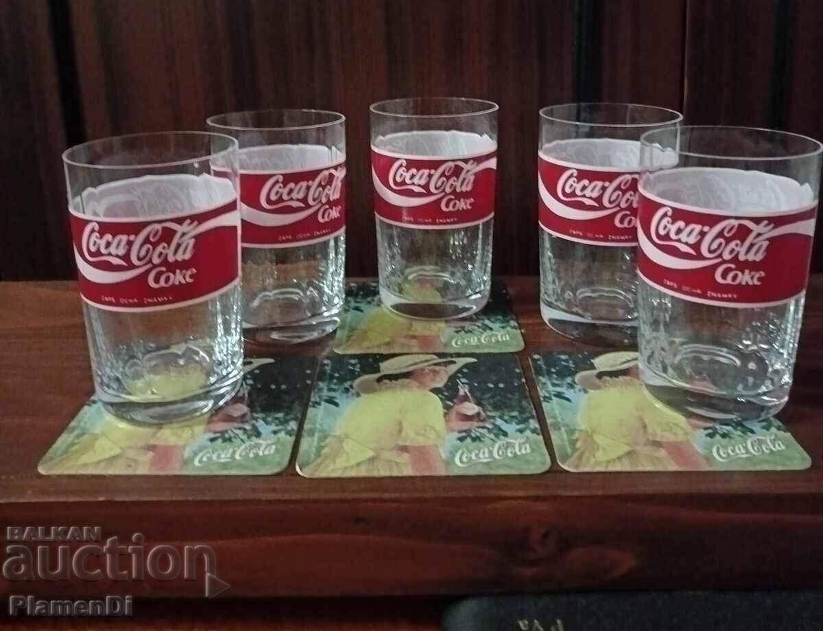 Pahare din sticla Coca Cola-Coca Cola