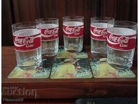 Glass cups Coca Cola-Coca Cola