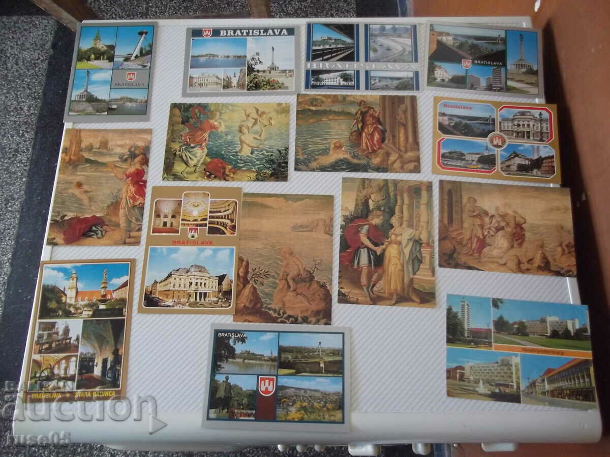 Cards "bratislavské tapisérie" set with price 10.00 BGN | € 5.11 Cards "bratislavské tapisérie" set with price 10.00 BGN | € 5.11