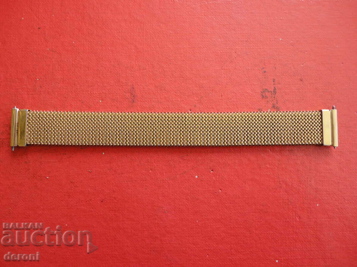 Amazing gold plated Tessu Flex watch chain strap with price 50.00 BGN | € 25.56 Amazing gold plated Tessu Flex watch chain strap with price 50.00 BGN | € 25.56