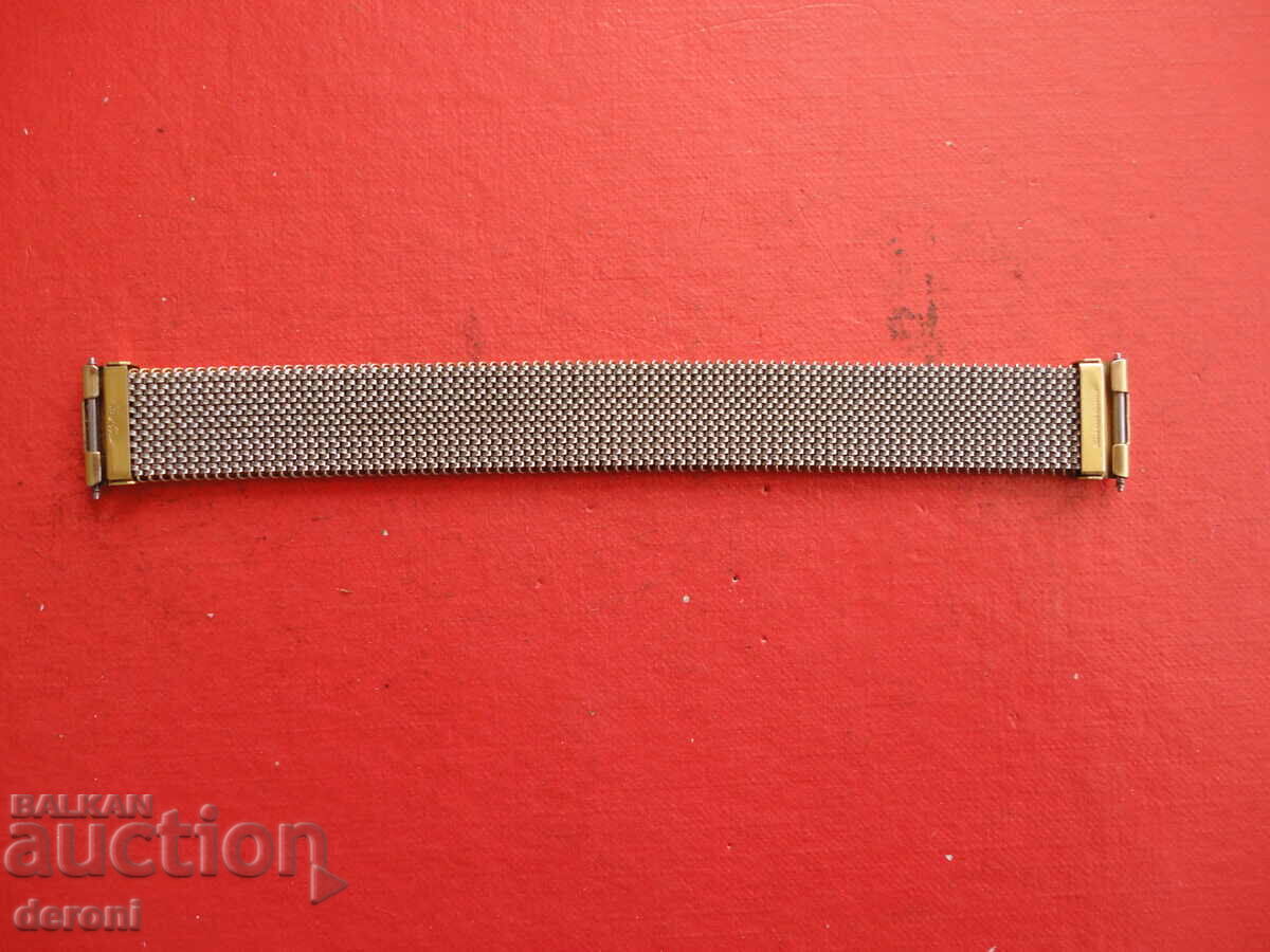 Auction Amazing gold plated Tessu Flex watch chain strap Auction Amazing gold plated Tessu Flex watch chain strap