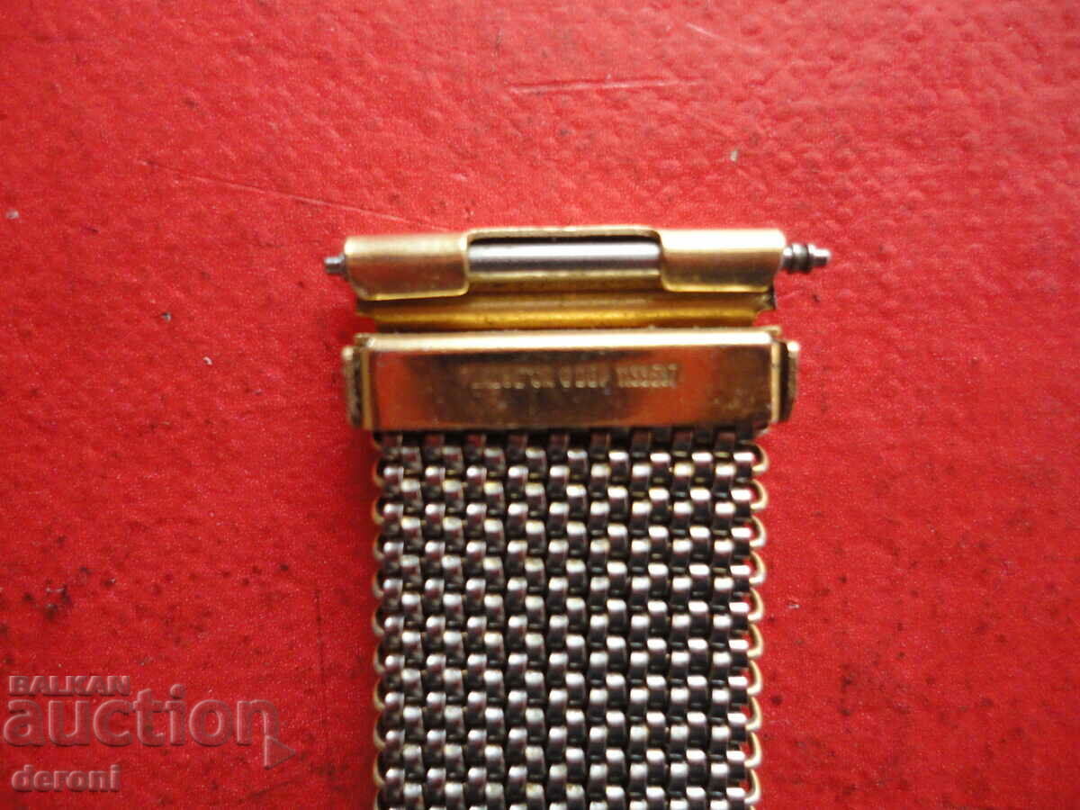 Delivery of Amazing gold plated Tessu Flex watch chain strap Delivery of Amazing gold plated Tessu Flex watch chain strap