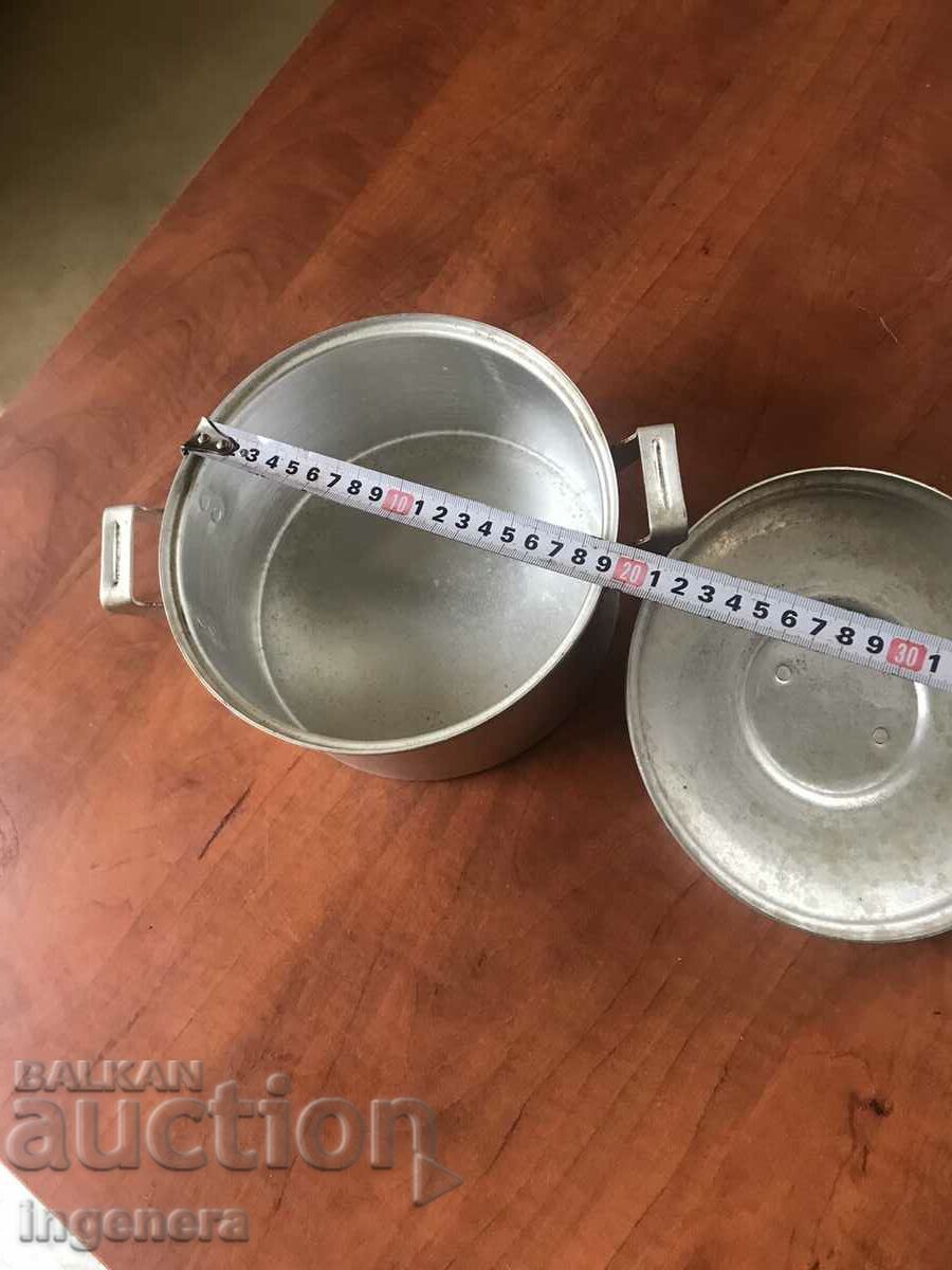 ALUMINUM POT FROM SOCSA MARKED - 5 ALUMINUM POT FROM SOCSA MARKED - 5