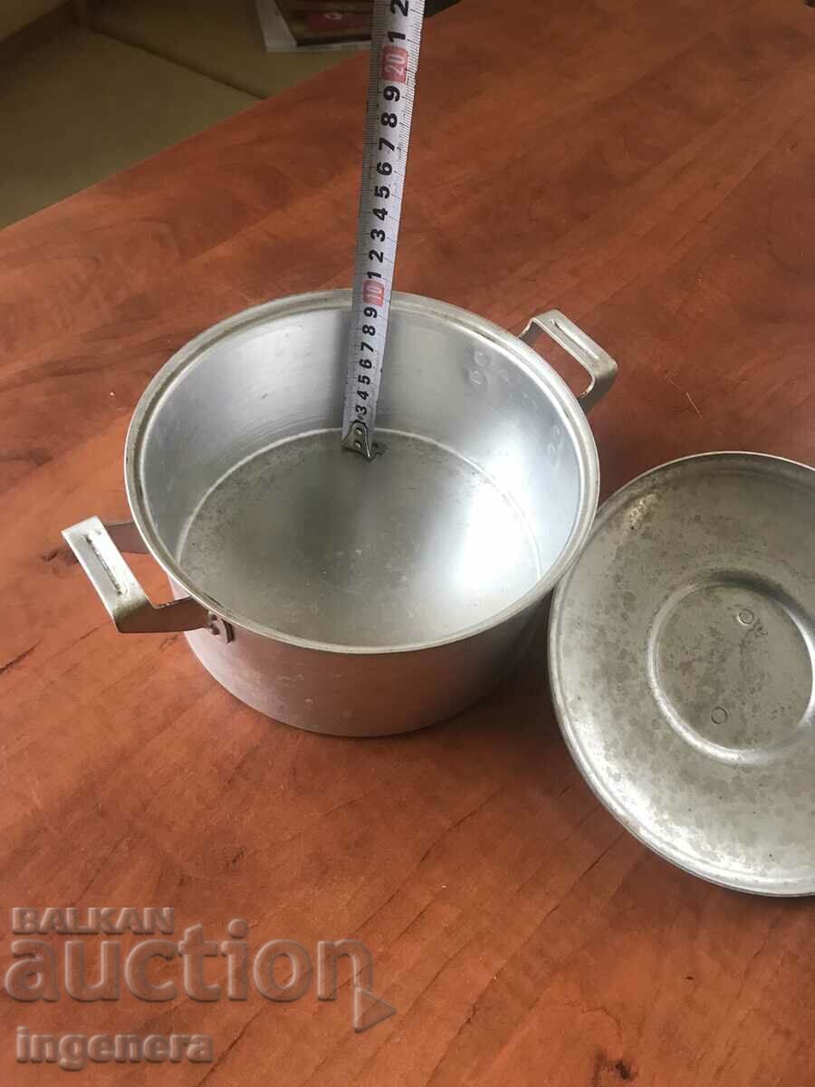ALUMINUM POT FROM SOCSA MARKED - 6 ALUMINUM POT FROM SOCSA MARKED - 6