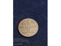 Silver coin 2 groshis 1856