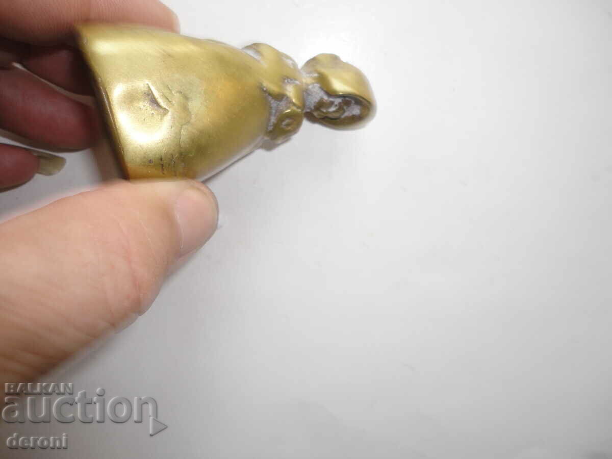 Antique bronze figurine figure plastic - 5