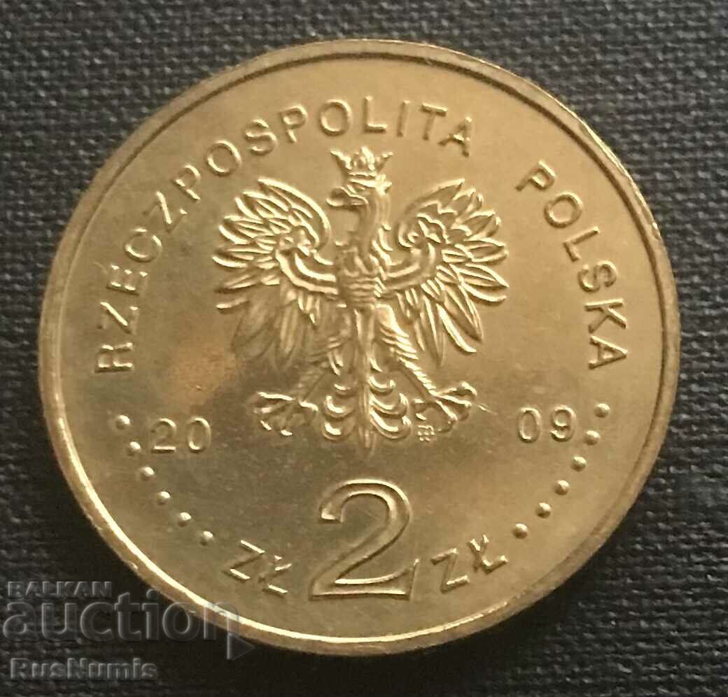 Poland.2 zlotys 2009 Hussar. with price 6.00 BGN | € 3.07