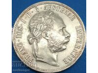 1 Florin 1878 Αυστρία Franz Joseph (1848-1916) ασημένιο