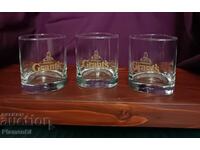 Whiskey glasses "Grant's 3 pieces.